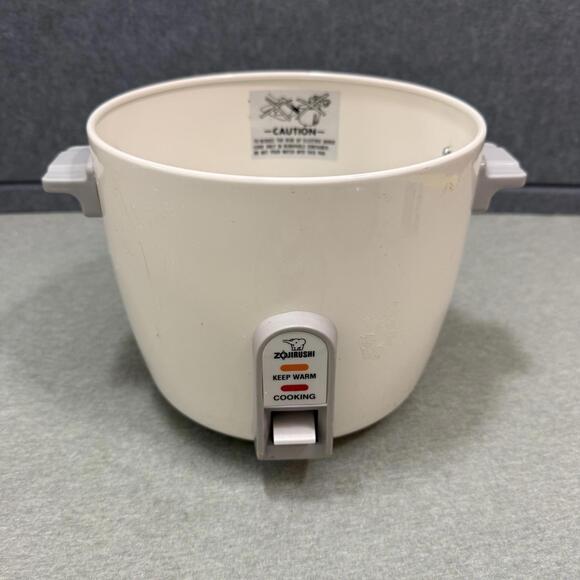 Zojirushi NHS-10 6-Cup Uncooked Rice Cooker w/ Steamer Tray TESTED - Picture 6 of 6